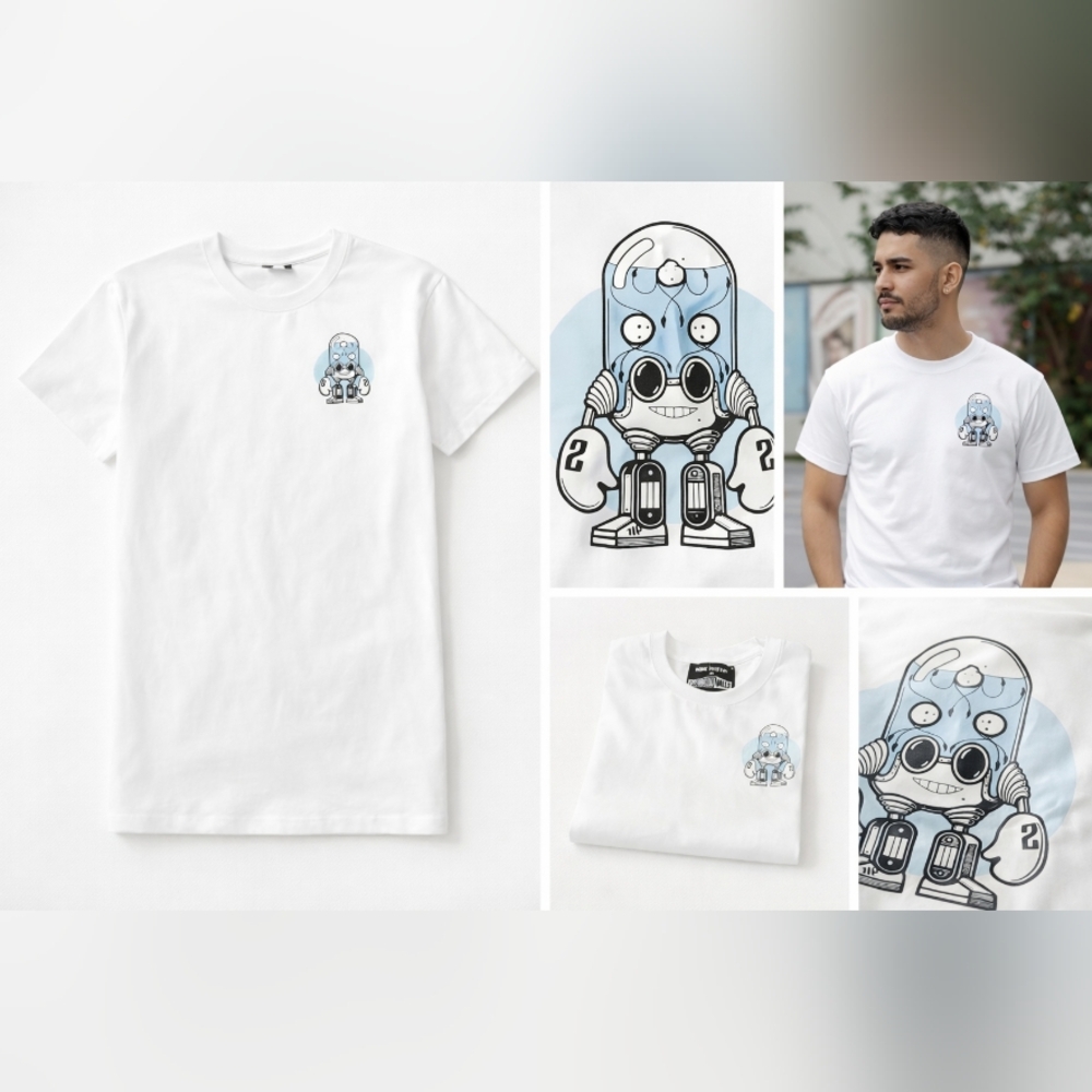 Rome Pays Off Wynwood Walls Graphic T Shirt White Front Back Print Unisex
